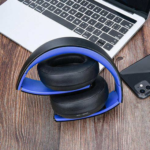 SOULWIT Replacement Ear Pads for Sony Gold Wireless Playstation PS4 Headset, Earpads Cushions for 2014 Version (Model CECHYA-0083) Headphone - 008...