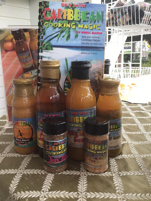 Hey Mon Caribbean Cooking Magiv LLC "Some are Hot and Some are Not" Caribbean Barbeque Sauce...