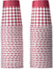 Hammont Picnic Cups – 9 oz Gingham BBQ Party Supplies - Birthday | Backyard | Picnic Decorations - Red & White Checkered Disposable Paper Cups (50...