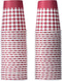 Hammont Picnic Cups – 9 oz Gingham BBQ Party Supplies - Birthday | Backyard | Picnic Decorations - Red & White Checkered Disposable Paper Cups (50...