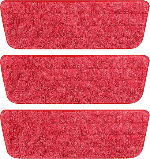 3 Pack Microfiber Reusable Mop Pads for Bona Mop, Wet/Dry Floor Cleaning Refill Mop Pads, Spray Mop Hard Wood Floor Mop Pads Refills, Machine Wash...