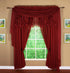 Today's Curtain Emelia Original Voile Scarf 144", Burgundy, 45" W x 144" L...