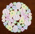 Easte Egg Placemat 14" Set of 4 Cutwork Embroidered Spring Flowery Floral Eggs Dresser Scarf for Home Kitchen Dining Spring Holiday Tabletop Decor...