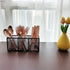 Black Mesh Pencil Holder, Metal Mesh Desk Organize for Pens, Kitchen Utensil Desk Storage,3 Compartments, Small Elegant Office Desk Supplies Organ...