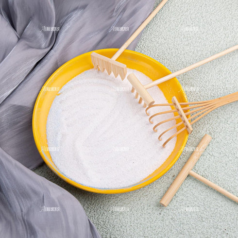 AUEAR, 4 Pack Mini Sand Rake Zen Garden Bamboo Rakes for DIY Garden Desktop Decor 4 Styles...