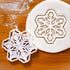 Set of 2 Snowflake cookie cutters (Style 1 and 2), 2 pieces - Bakerlogy...