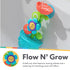 Nuby Flow N' Grow Garden Bath Toy with Flower and Watering Can - Baby Bath Toy for Boys and Girls 18+ Months - Toddler Bath Suction Cup Toy Attach...