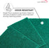 Green Medium Duty Cleaning Pads - Medium Duty Kitchen Scrub Sponges, Scouring Pads for Washing Dishes, Bathroom, Restaurant Cleaning Sponge, House...