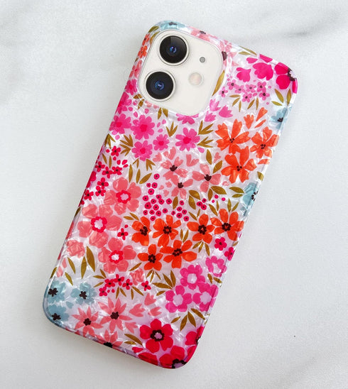 Qokey Compatible for iPhone 11 Case,Cute Flower Case for Girls Women Shell Pattern Sparkle Crystal Translucent Soft Fit TPU Phone Cover for iPhone...