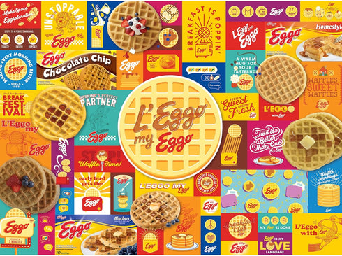RoseArt - Kellogg's - Leggo My Eggo - 1000 Piece Jigsaw Puzzles for Adults...