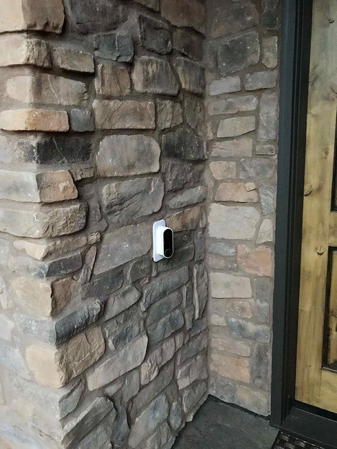 Ade Advanced Optics Wall Plate and 30 Degree Angled Mount Combo for Nest Hello - White...