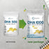Omega 3 Fish Oil DHA Supplements 1000mg with EPA 500mg, 200 Softgels – Lemon Flavored, Burpless (Enteric Coated) | Deep Sea Fresh Fish, Wild Caugh...