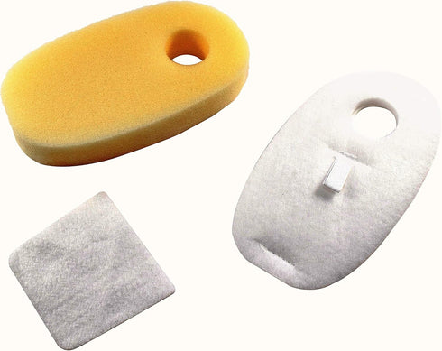 HQRP 2-pack Filter Kit fits Shark Rocket DuoClean series HV380, HV380UK, HV380UKT, HV380W, HV381, HV381C, HV382, HV384Q Vacuum Cleaner...