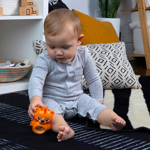 Baby Einstein Teethe & Wobble Tinker Tiger Teether Toy, BPA Free, for Cause and Effect Learning, Infants Ages 3 Months and Up...