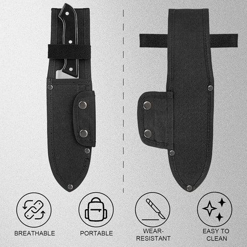 Universal Knife Sheath,Oxford Chef Knife Sheaths for Fixed Blade Knives, Knife Scabbard Cover, Shop Knife Sheath Knives Sleeves Case Edge Guards B...