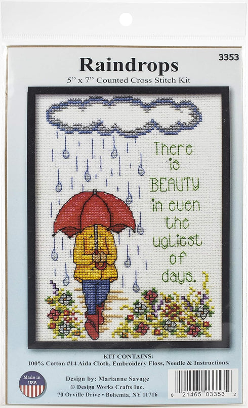 Design Works Crafts CntXKit Raindrops...