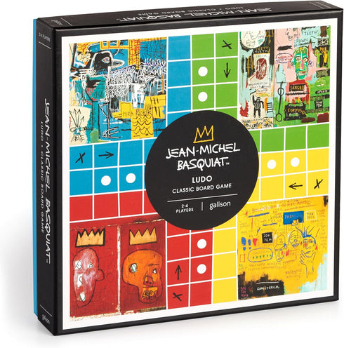 Galison Basquiat Ludo – Jean-Michel Basquiat Art Inspired Classic Ludo Board Game, 2-4 Players...