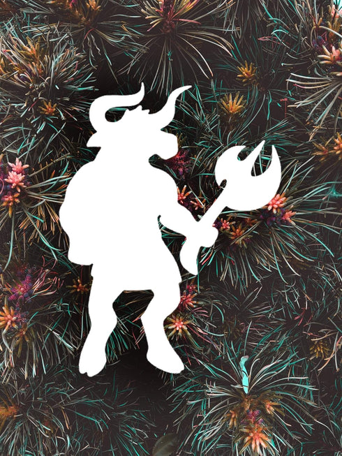 Minotaur Style Design Stencil, 4-Inch, Reusable Mylar Cutout for Mythology-Inspired Art, Crafts & DIY Projects...