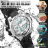 Men's Watches for Men Sports Outdoor Waterproof Military Watch Analog Digital Display Tactics Watch with LED Alarm Stopwatch Hourly Chime Multi-Fu...