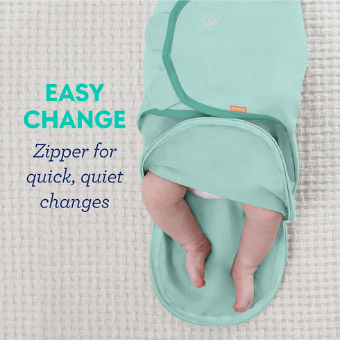 SwaddleMe Luxe Easy Change Swaddle - Small/Medium, 2 Pack, Gum Drops, 0-3 Months (58763)...