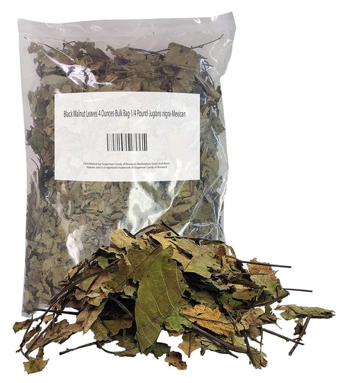 Black Walnut Leaves 4 Ounces-Bulk Bag-1/4 Pound-Juglans nigra-Mexican...