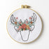 Bucilla 47916E Stamped Embroidery Kit, 6", Floral Deer......