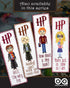 Cross Stitch Kit of Bookmark - Hermione Quote 'Honestly Don't You Two Read?'...