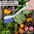Superio Fruit and Vegetable Scrub Brush with Long Handle - Dish Cleaning Brush, Double Sided Scrubber, Non Scratch Kitchen Scrub Brush for Fruits/...