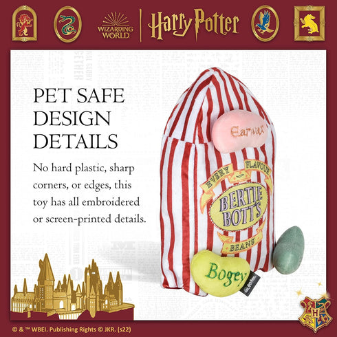 Harry Potter 10 Inch Bertie Botts Jelly Bean Burrow Pet Toy | Dog Toy Bertie Botts Jelly Beans | Bertie Botts Dog Toy with Jelly Beans 10 Inch | P...