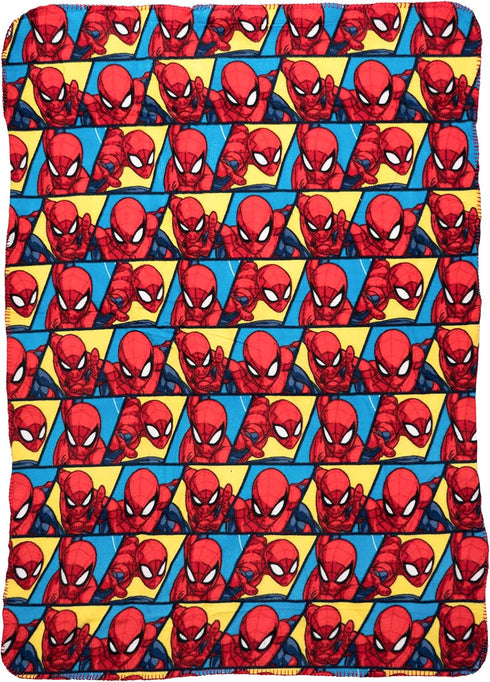 Spiderman Fleece Throw Blanket - Fun Superhero Fleece Throw Blanket for Girls & Boys, Soft & Cozy Plush Lightweight Fabric Bed Cover, Cool Bedroom...