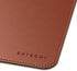 Satechi Eco-Leather Mouse Pad 9.8" x 7.5" - Safe for Lacquered & Varnished Wooden Surfaces (Brown)...