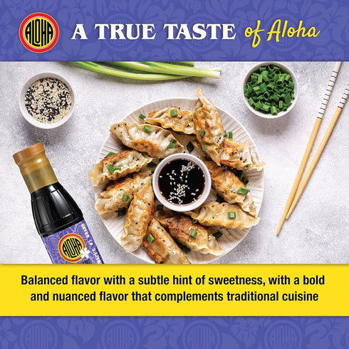 Aloha Shoyu - Gluten Free Soy Sauce - Made in Hawaii - 12 oz. Bottle...