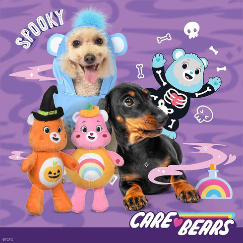 Halloween Cheer Bear Sleeveless Hoodie- 2XL - Cozy Hoodie for Dogs | Fun and Cute Halloween Costumes for Dogs| Officially Licensed Care Bears Pet ...