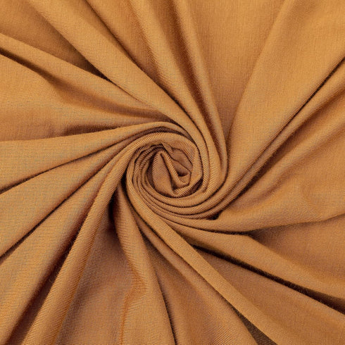 Bayceen Large Jersey Knitted Swaddle Blanket for Baby, Soft Stretchy Receiving Blanket for Newborns with Hat, Large 47 x 47 inches (Copper)...