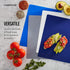 Farberware Flexible Kitchen Cutting Mat Set - Made in the USA - Cross-Contamination Prevention, 11x14 Inches, Non-Slip Design - Easy-Care Kitchen ...