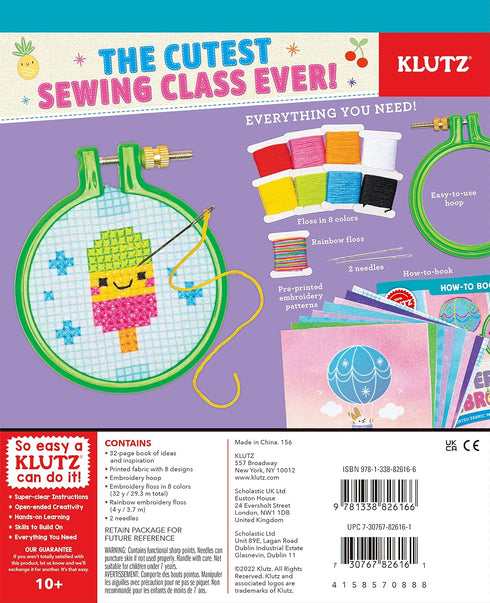 KLUTZ Super Cute Embroidery Craft Kit......