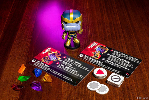 Funko Funkoverse Marvel 101 Thanos Light Strategy Board Game - Ages 10+, 2-4 Players, Collectible Vinyl Figure...