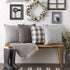 DII Decorative Square Throw Pillow Cover Collection Cotton, Machine Washable, Hidden Zipper, 18x18, Gray Assorted, 4 Piece...