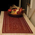 Heritage Lace Oak Leaf 14x48 Runner, Dark Paprika...