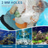 10Pcs Media Bags for Aquarium Fine Mesh Bag Aquarium Filter Media Bags with Plastic Zipper Suitable for Activated Carbon, Filter Stones, Ceramic R...