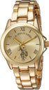 U.S. Polo Assn. Women's USC40043 Analog Display Analog Quartz Gold Watch...