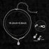 CIEHER Silver 2/3 Pieces Women Jewelry Set - Drop Necklace + Crystal Teardrop Dangle Earring Clips, Crystal Clip On Earrings Silver Non Pierced fo...