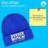 The Office Dunder Mifflin Paper Company Cuffed Knit Acrylic Beanie Hat, Blue, One Size...