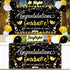 90shine Graduation Decorations Class of 2025 - Lighted Large Congrats Grad Banner Garland Photo Backdrop+Balloons+Hanging Swirls Party Supplies (2...