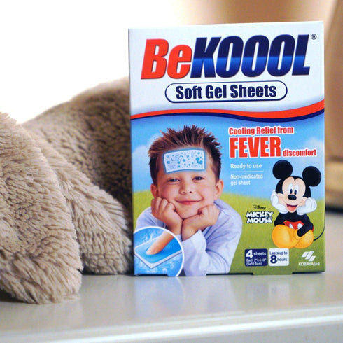 BEKOOOL Soft Gel Sheets for Kids for Cooling Relief from Fever discomfort | 4 Count...