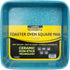 casaWare 7-Inch Toaster Oven Ultimate Series Commercial Weight Ceramic Non-Stick Coating Square Pan (Blue Granite)...