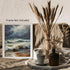 Posterizer 1 pcs- sea and beach themed oil painting style print 7-Landscape & Nature Art-Floral Botanical Art- Decor for Home & Office- unframed w...