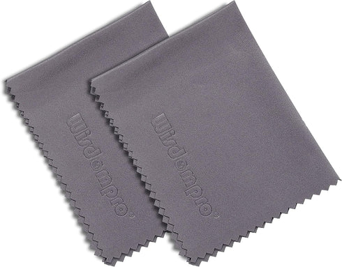 Wisdompro 8-Pack 6x7 Inches Microfiber Cleaning Cloth for Camera Lens, Glasses, Phone, iPhone, iPad, Tablet, Laptop, LCD TV, Computer Screen, Moni...