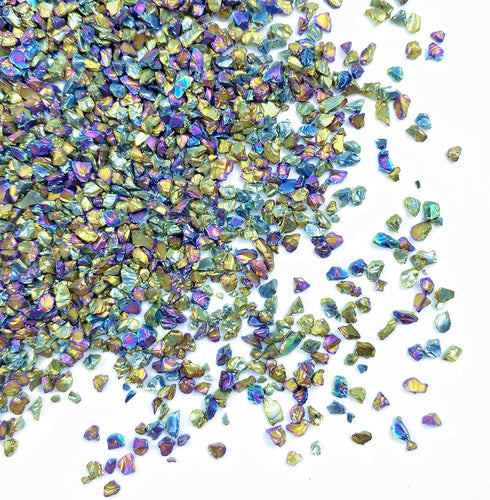 Crushed Glass Irregular Metallic Chips 100g Sprinkles Chunky Glitter for Nail Arts Craft Resin DIY Mobile Phone Case Vase Fillers Jewelry Making H...