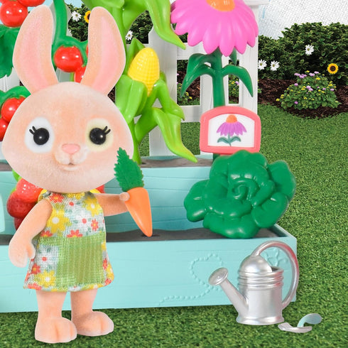 Time to Garden, Complete Set with Miniature Doll Figure, 16 Pieces , Ages 3+...
